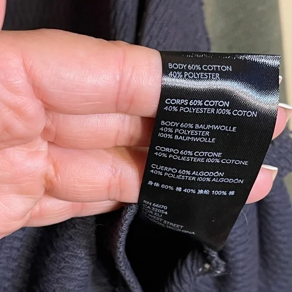 We The Free Blue and Green Long Sleeve Top - Picture 8 of 12